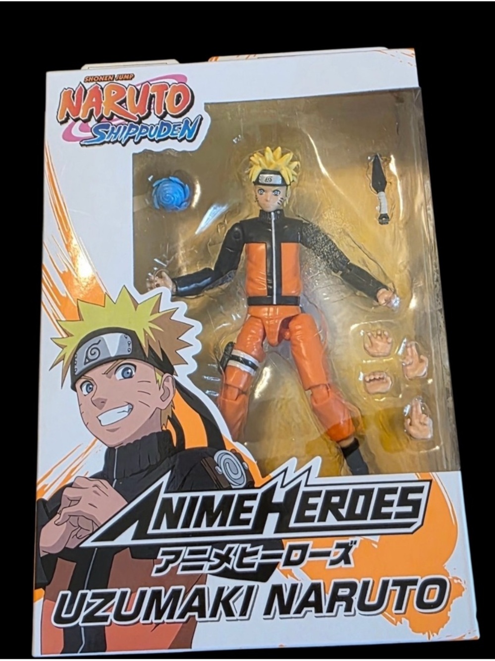 Bandai Anime Heroes Uzumaki Naruto Action Figure Naruto Shippuden 36900